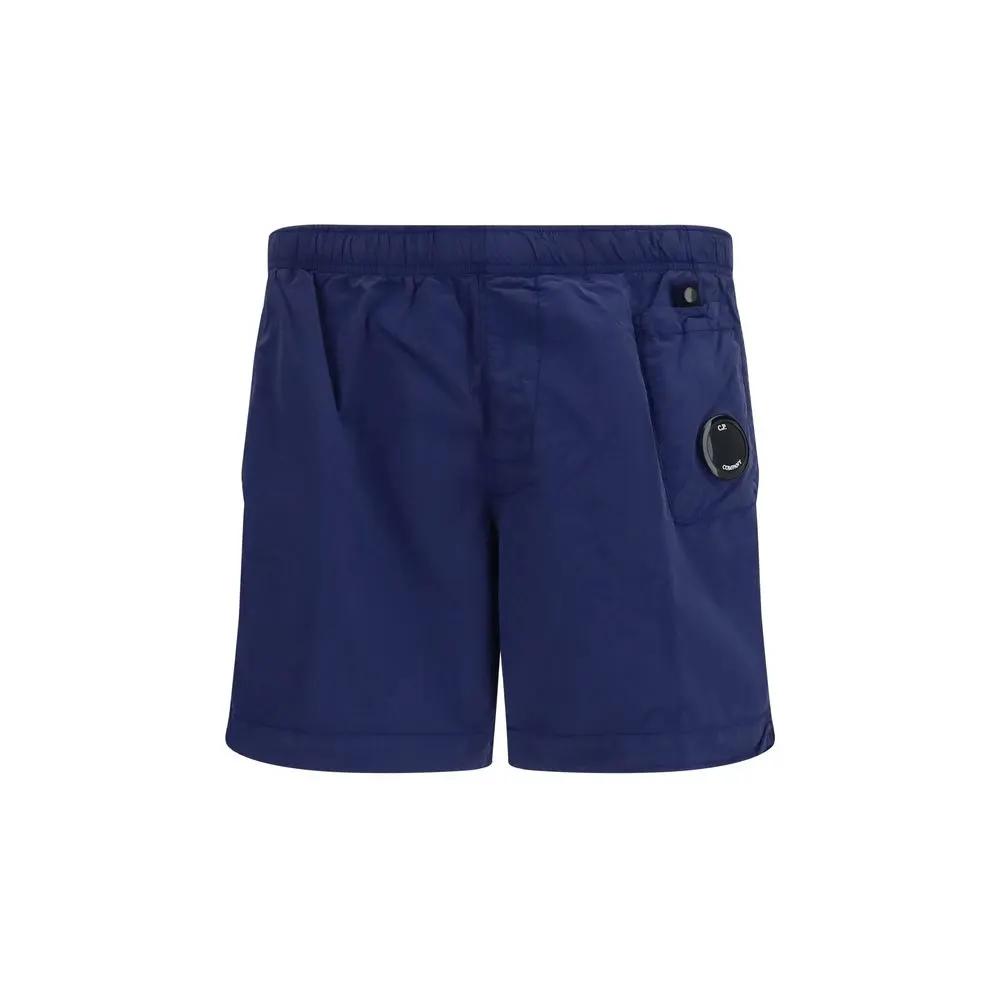C.P. Company Blue Nylon Short And Mini Shorts