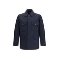 Manteau Burberry bleu en polyamide