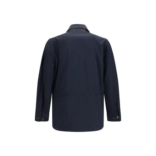 Manteau Burberry bleu en polyamide
