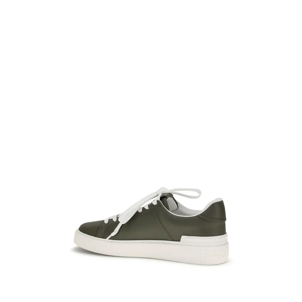 Baskets basses Balmain en cuir de veau bicolore Bos Taurus