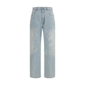 MM6 Blue Cotton Straight-Leg Jeans