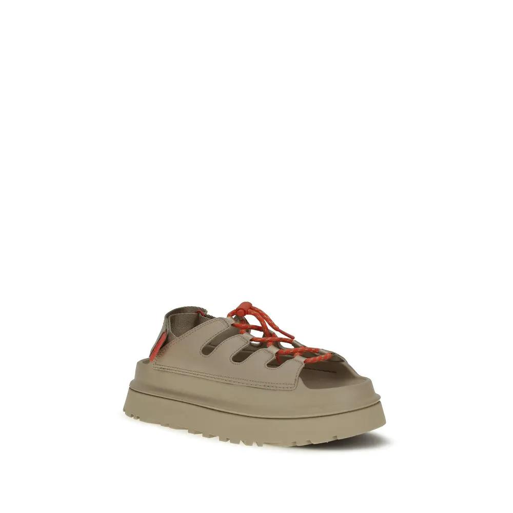 Sandales compensées UGG beiges en polyuréthane