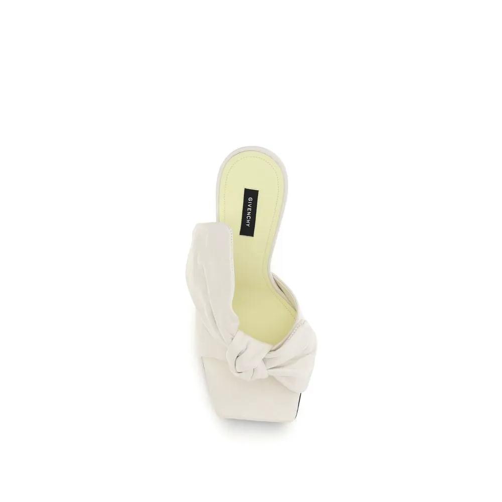 Givenchy White Lamb Ovis Aries Aries Mules