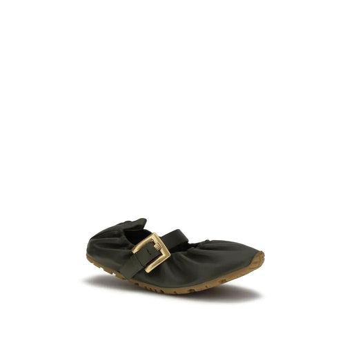 Ballerines Balmain en cuir de veau bicolore Bos Taurus
