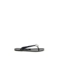 Sandales plates en caoutchouc noir MACH & MACH