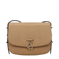 Sac bandoulière en cuir marron pour femme – Jimmy Choo teinte biscuit, bandoulière réglable