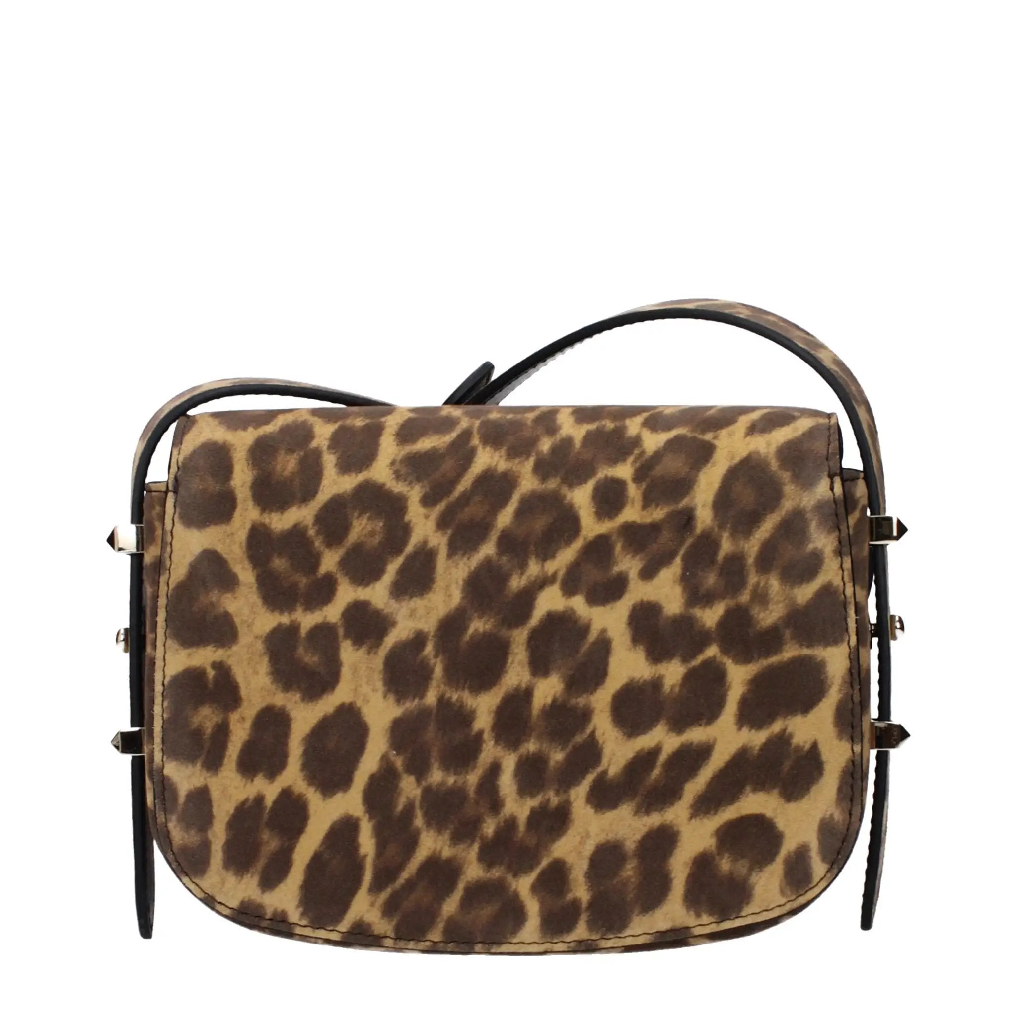Women’s Brown Suede Crossbody Bag – Jimmy Choo Natural Tone Logo Strap