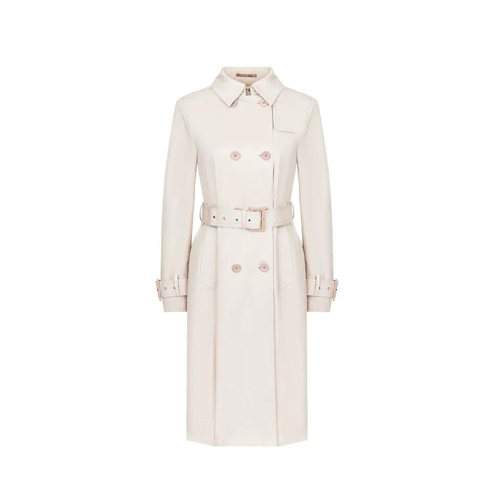 Manteau en coton blanc Herno