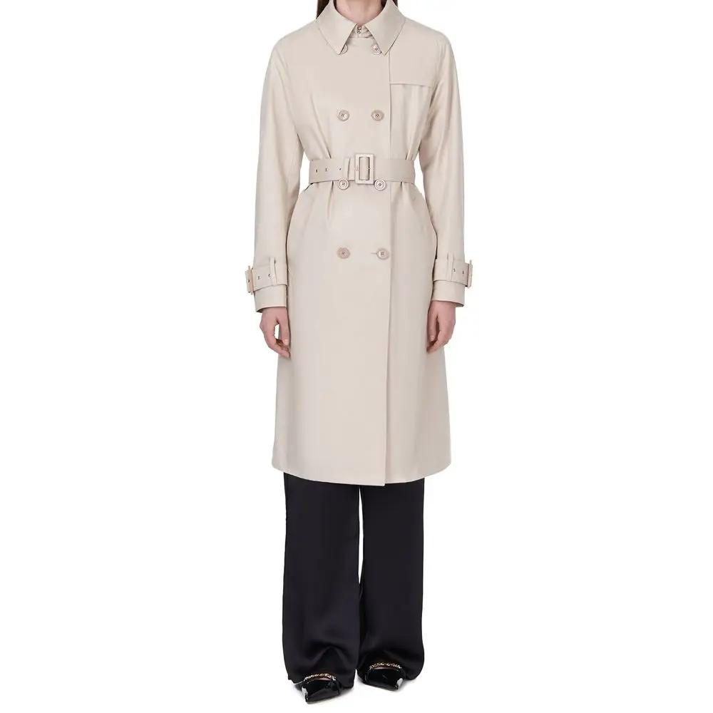 Manteau en coton blanc Herno