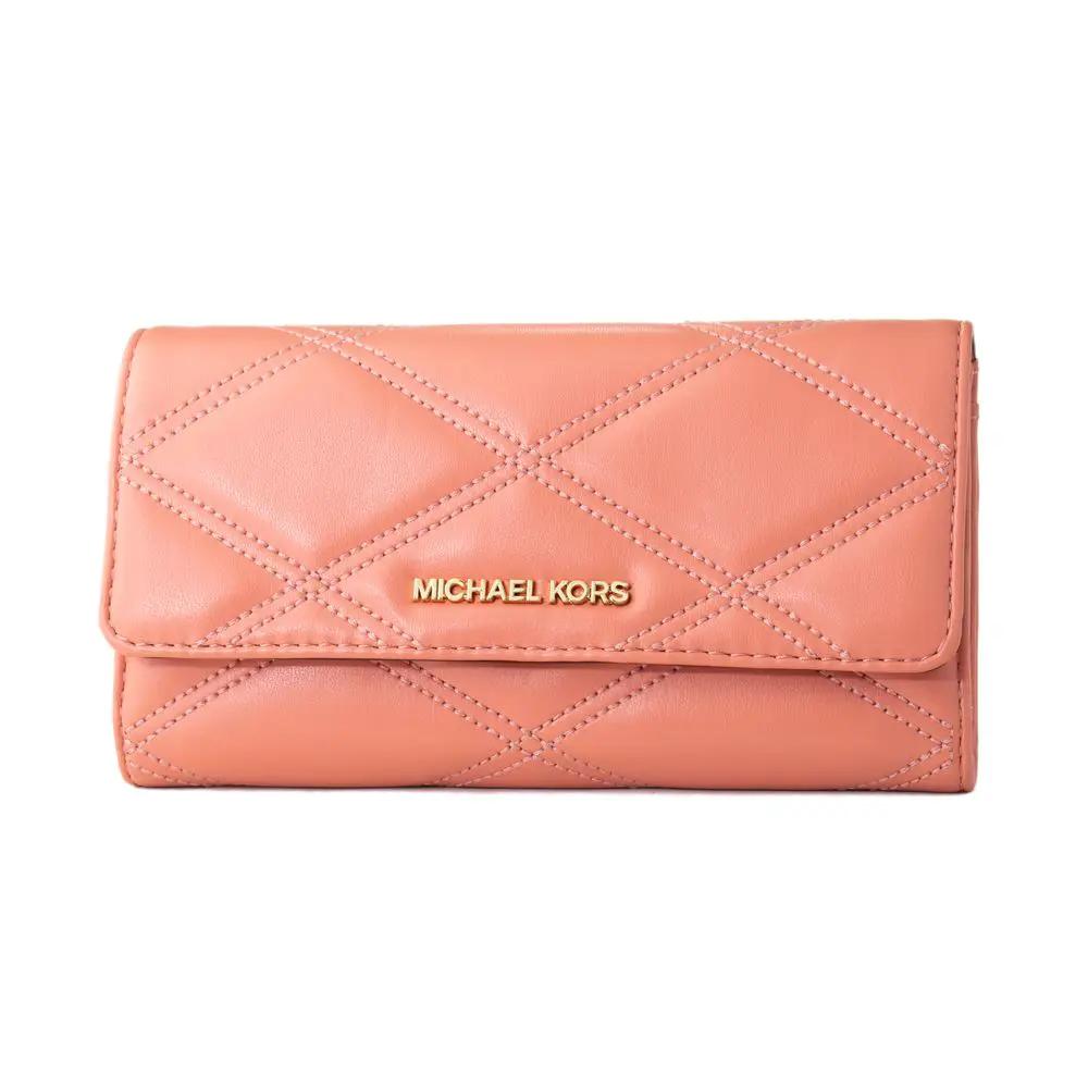 Mini sac cuir rose femme – Michael Kors pochette fine élégante