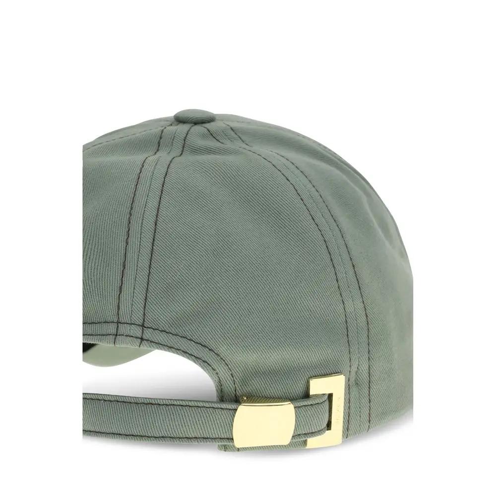 Casquette Balmain en coton gris