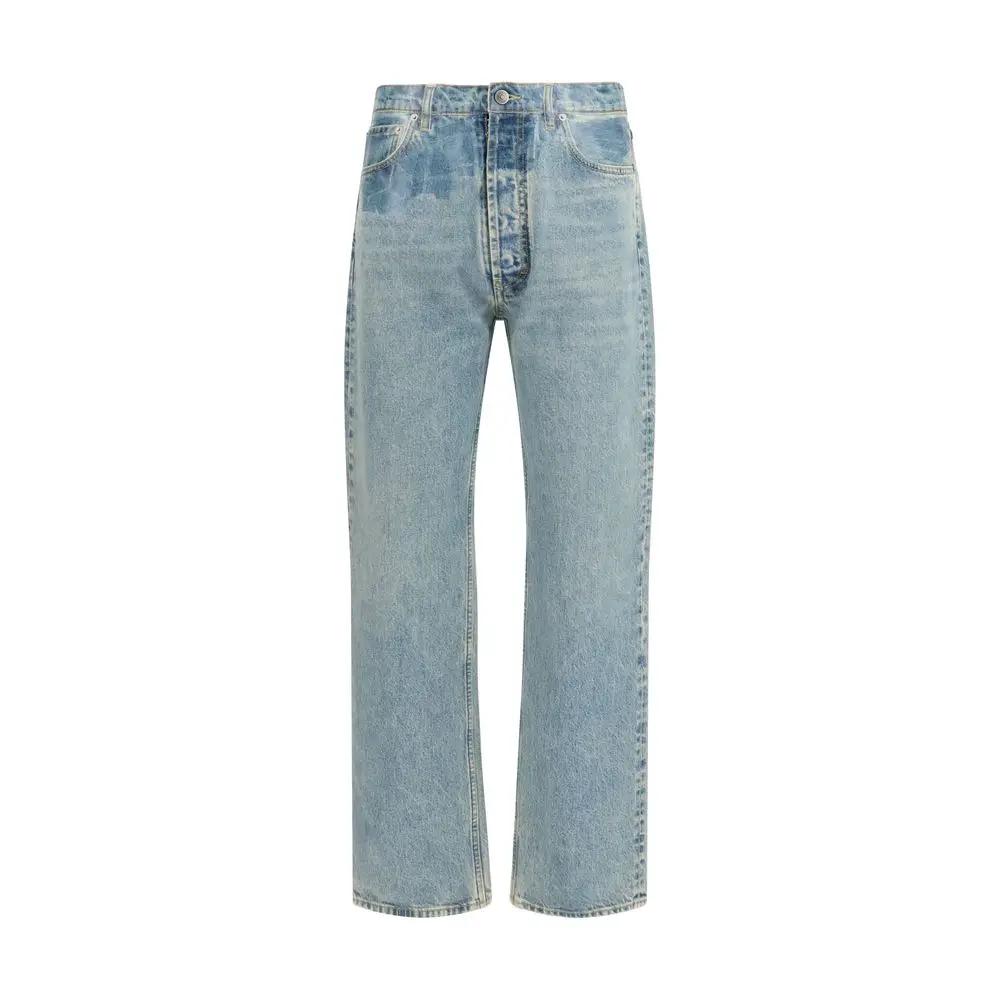 Jean droit en coton bleu Maison Margiela