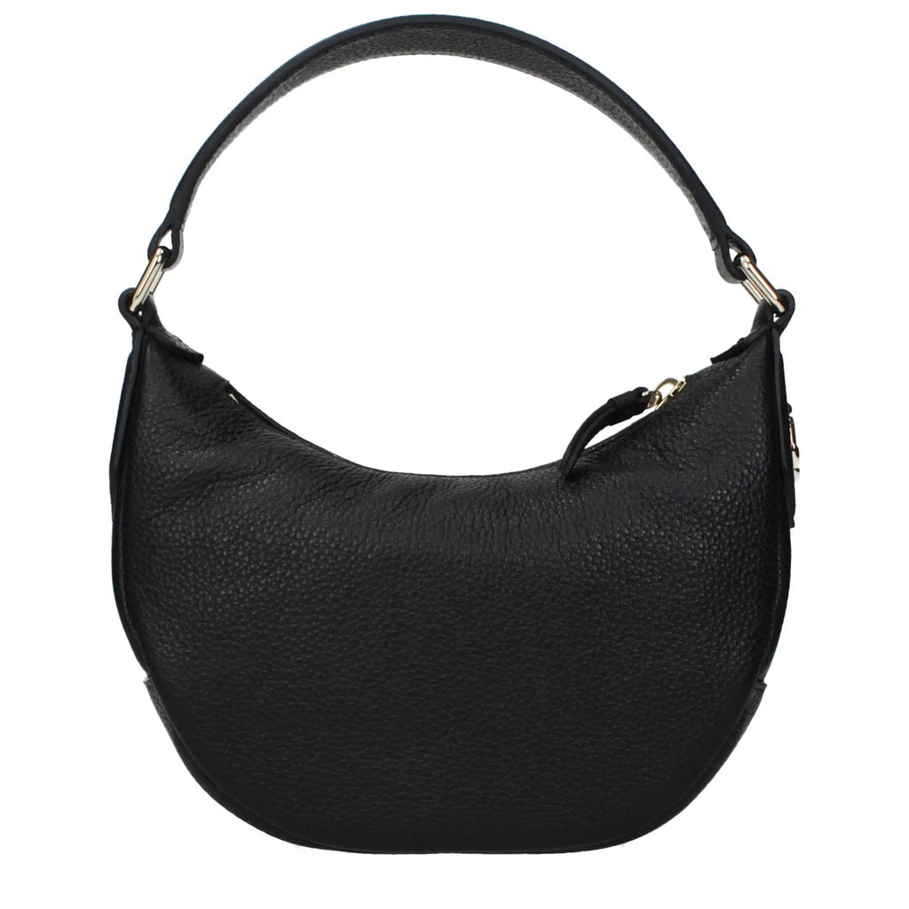 Sac à main en cuir noir pour femme – Jimmy Choo effet vintage, lanière réglable