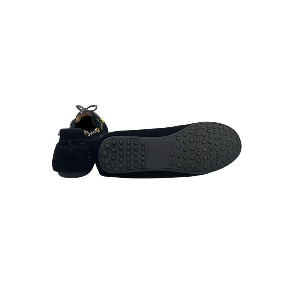 Borbonese Black Rubber Women Loafer
