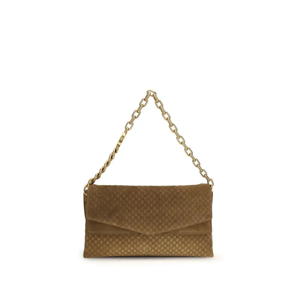 Gucci Beige Calf Leather Bos Taurus Handbag