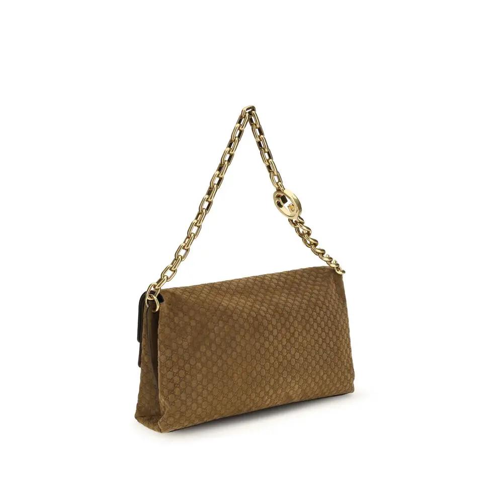 Gucci Beige Calf Leather Bos Taurus Handbag