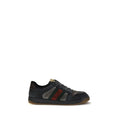 Baskets basses Gucci Bos Taurus en cuir de veau noir