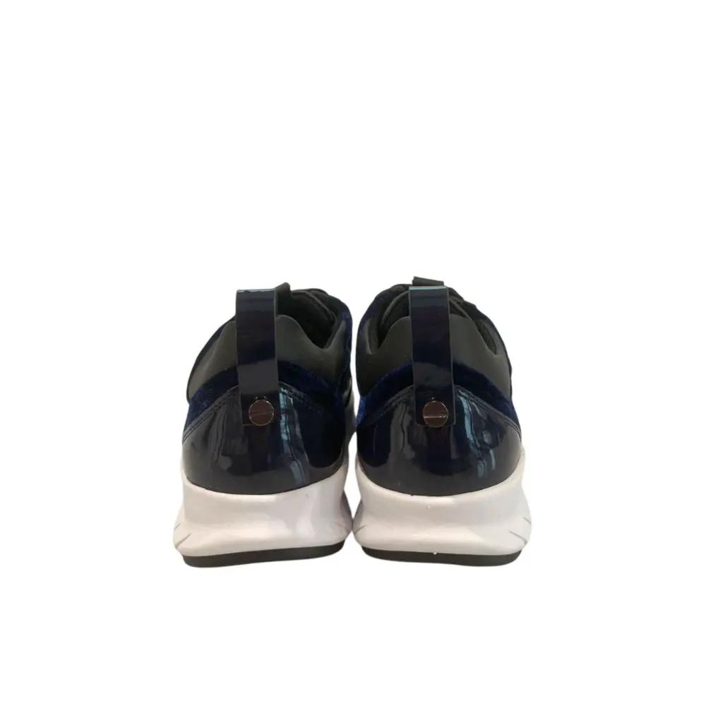 Borbonese Blue Synthetic Women's Sneakers