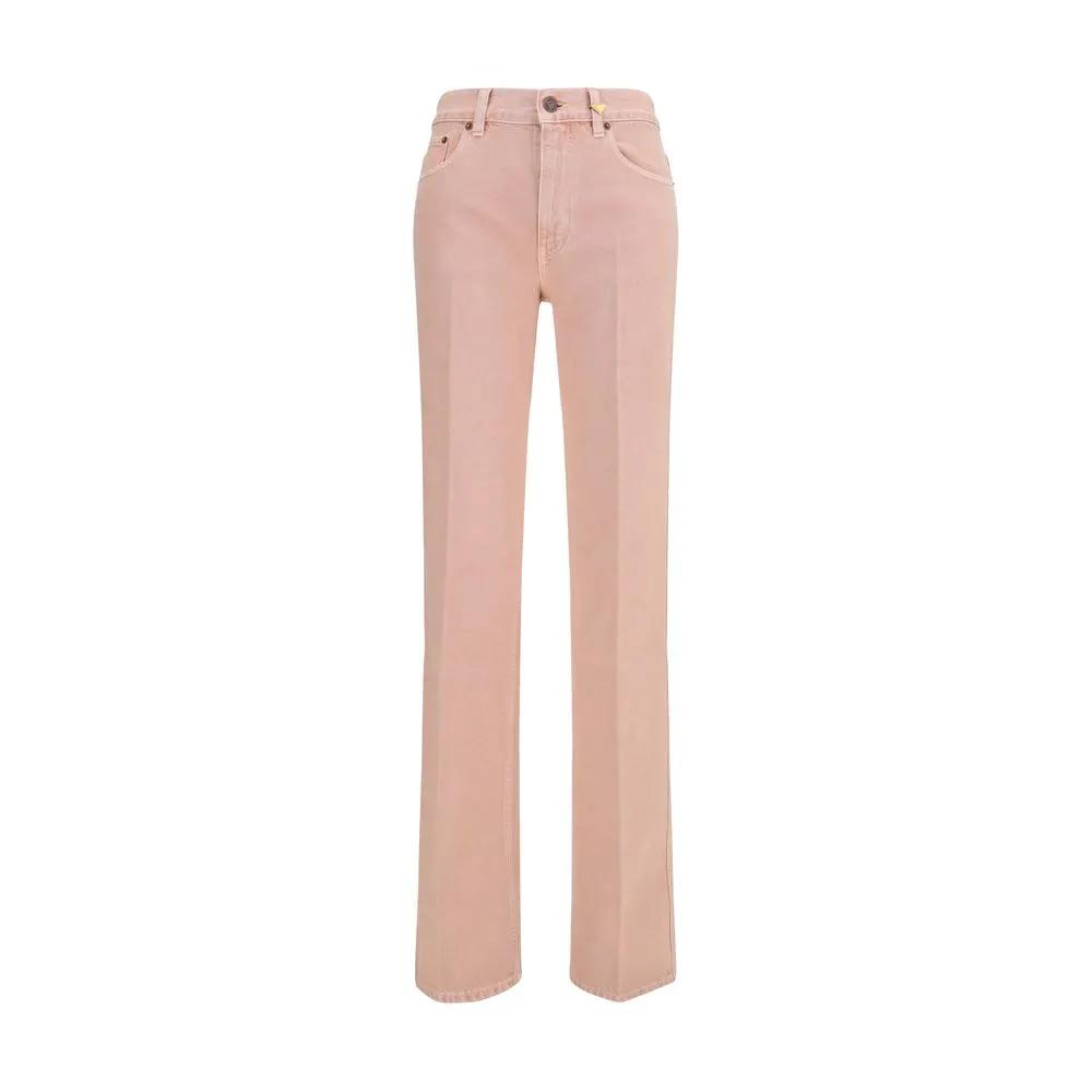 Chloé Jean droit multicolore en coton