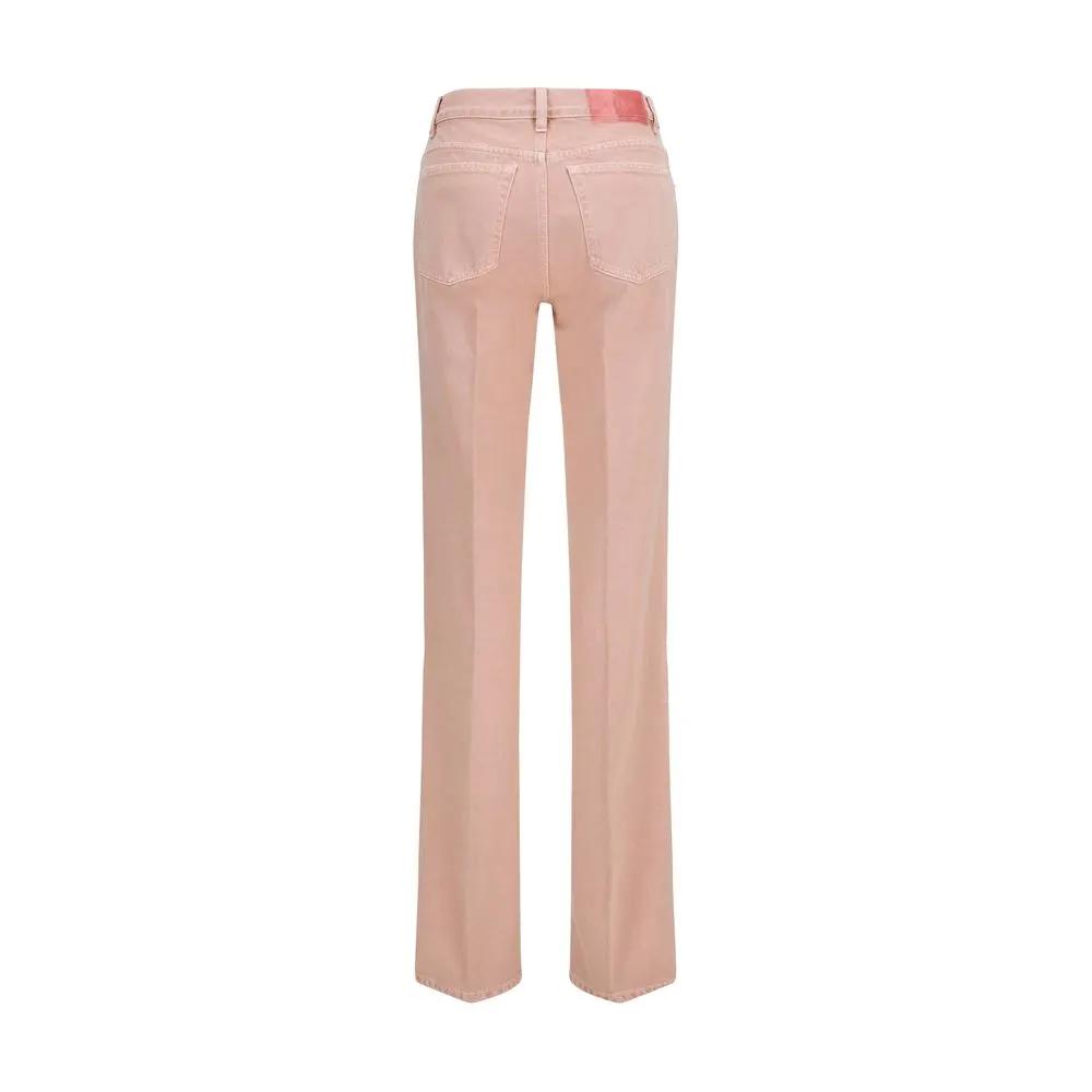 Chloé Jean droit multicolore en coton