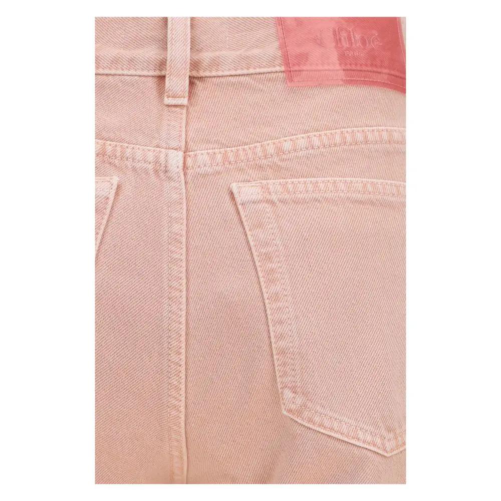 Chloé Jean droit multicolore en coton