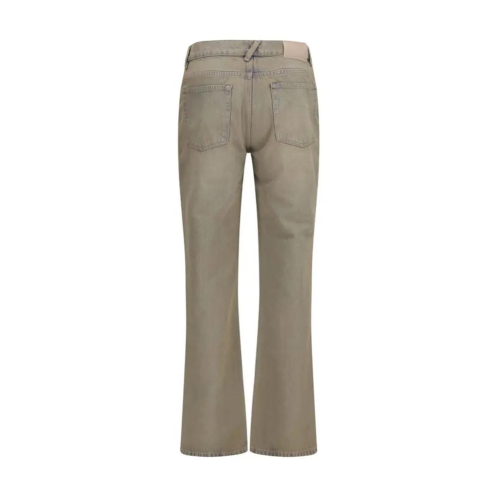 Our Legacy Bicolor Cotton Bootcut Jeans