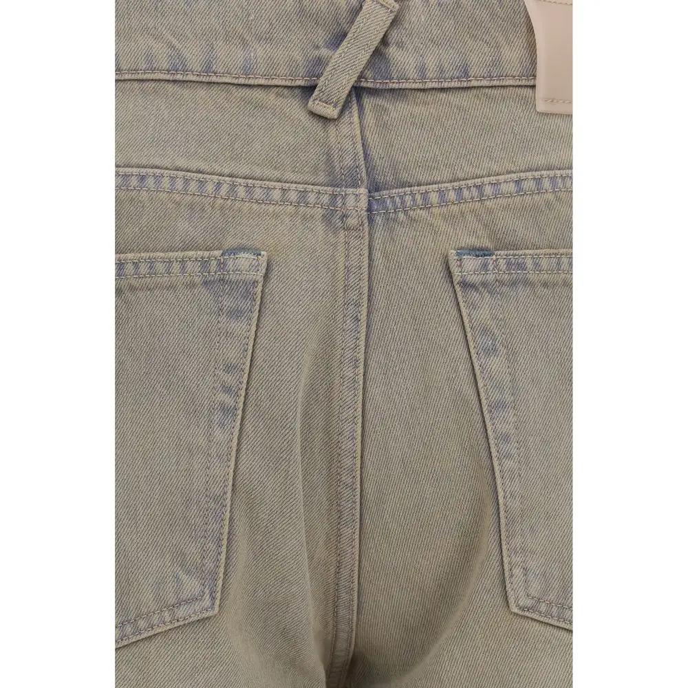 Our Legacy Bicolor Cotton Bootcut Jeans