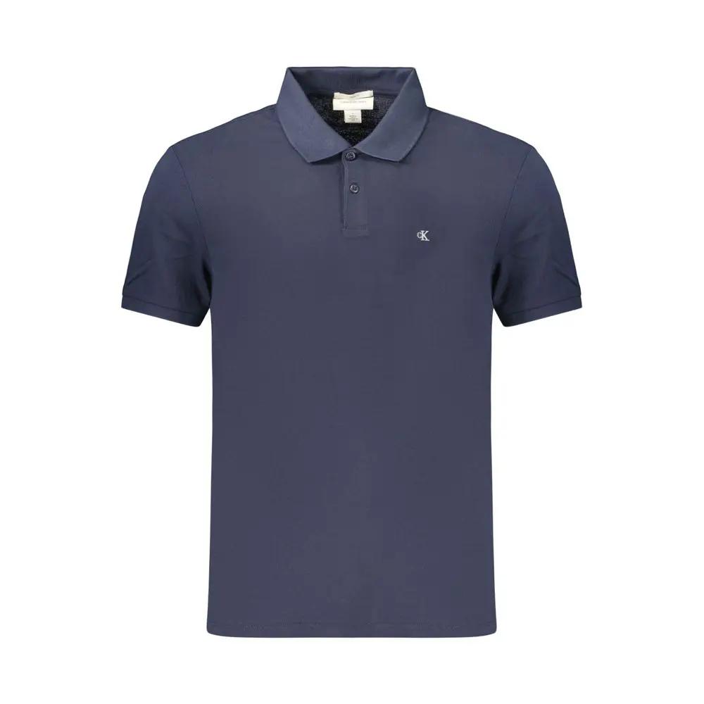 Polo Calvin Klein en coton bleu pour homme