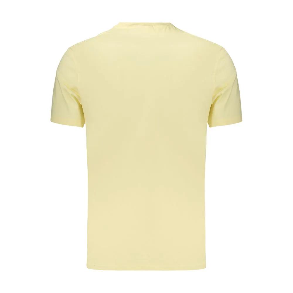 Calvin Klein Yellow Cotton Men's T-Shirt