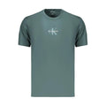 T-shirt bleu en coton pour homme Calvin Klein