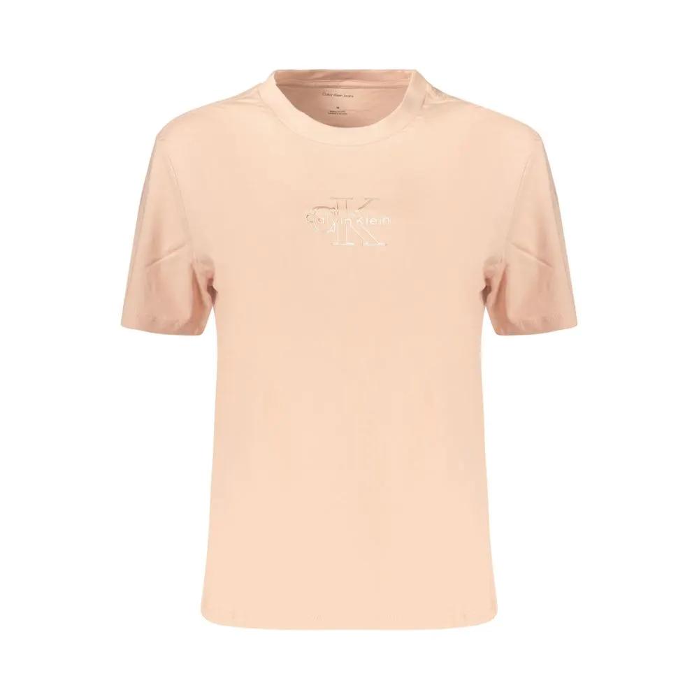 Calvin Klein Pink Cotton Women's T-Shirt