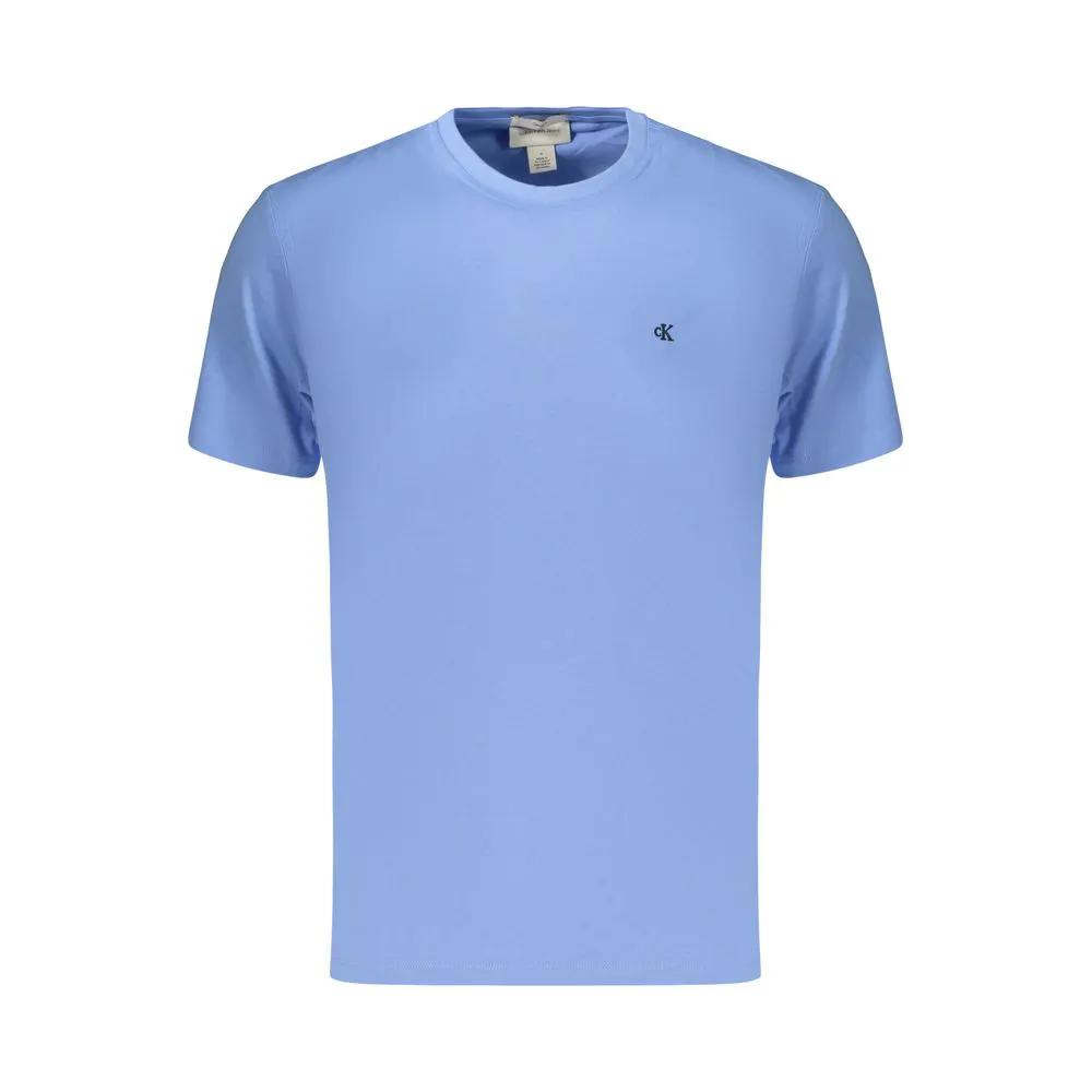 Calvin Klein Light Blue Cotton Men's T-Shirt