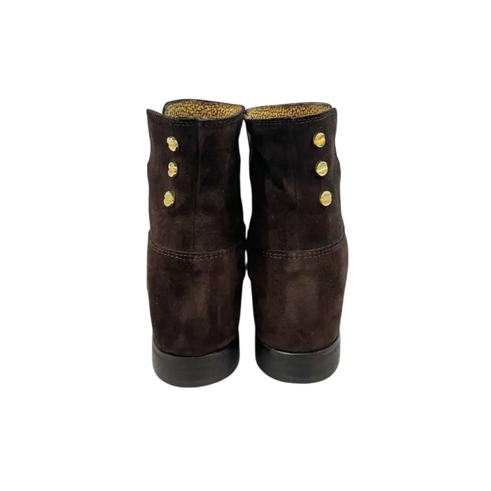 Bottes pour femmes en cuir marron Borbonese