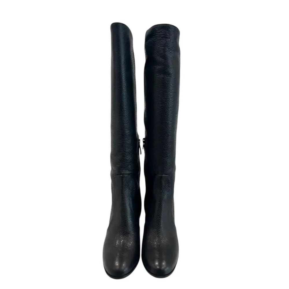 Borbonese Black Leather Women Boot