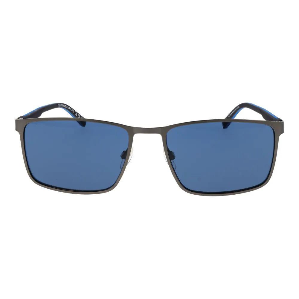 Lunettes de soleil Tommy Hilfiger en métal gris