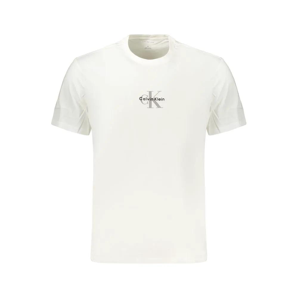 T-shirt homme Calvin Klein Bianco en coton