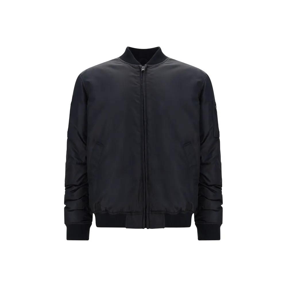 Moschino Black Polyamide Bomber