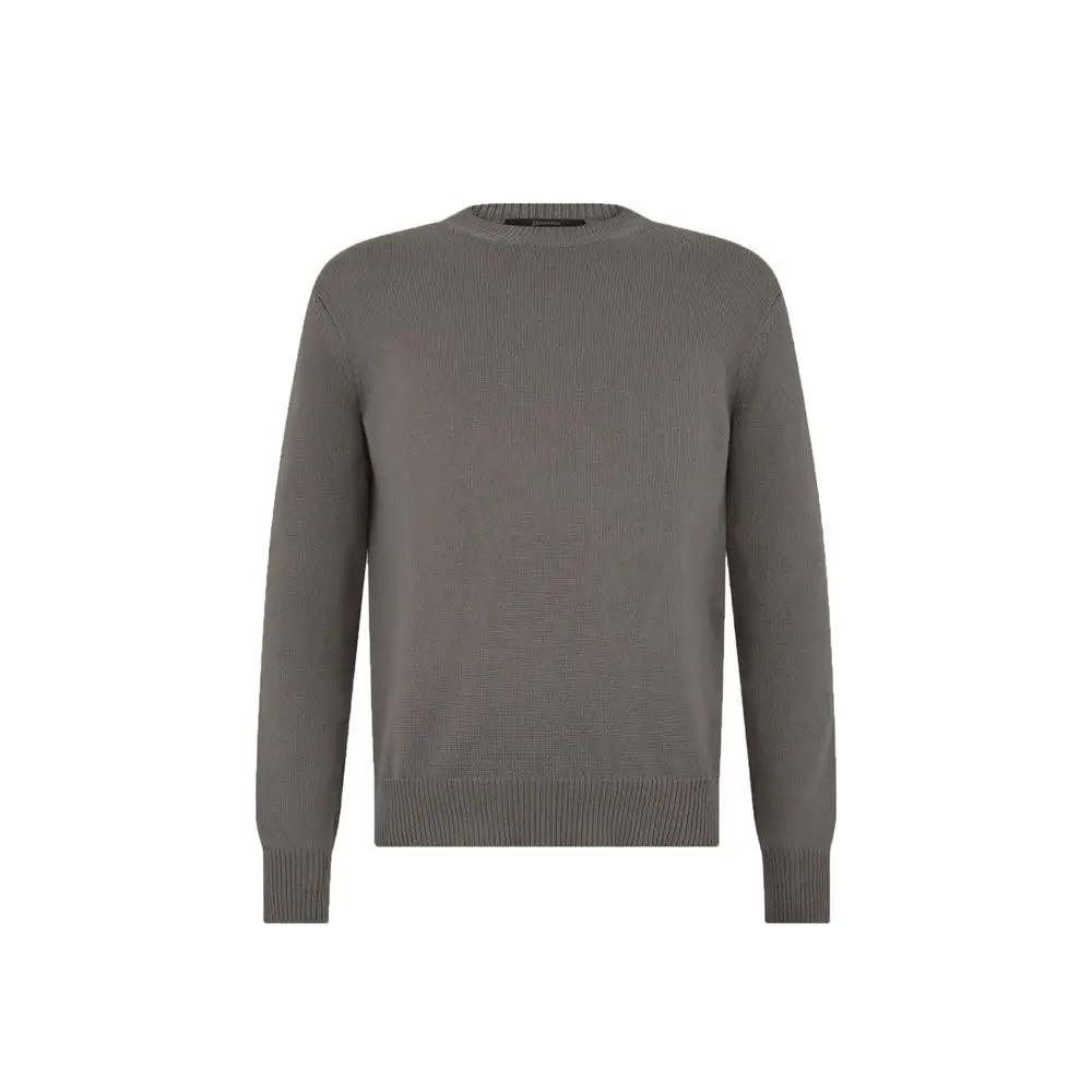 Pull en cachemire gris Herno