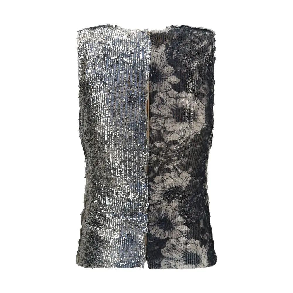 Chemise à motifs en polyamide multicolore Maison Margiela