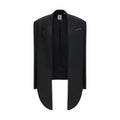 Calvin Klein Black Viscose Coat