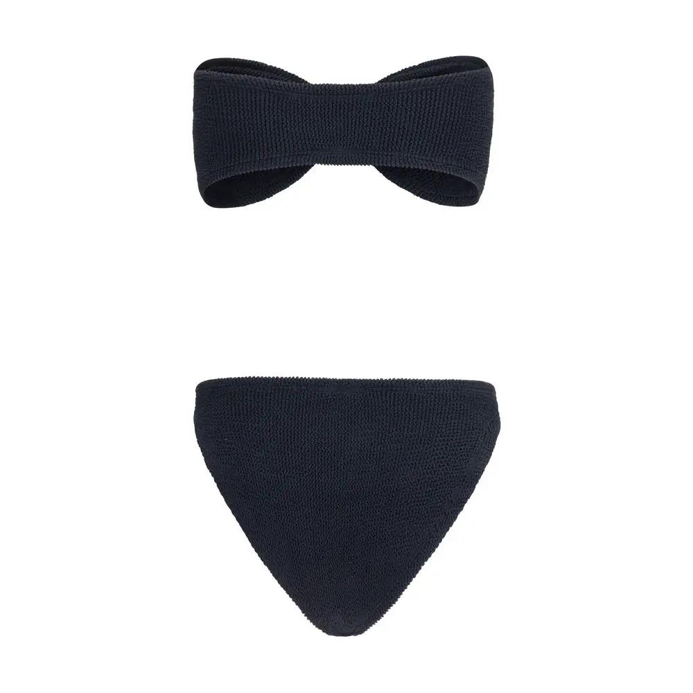 Hunza G Black Polyamide Bikini
