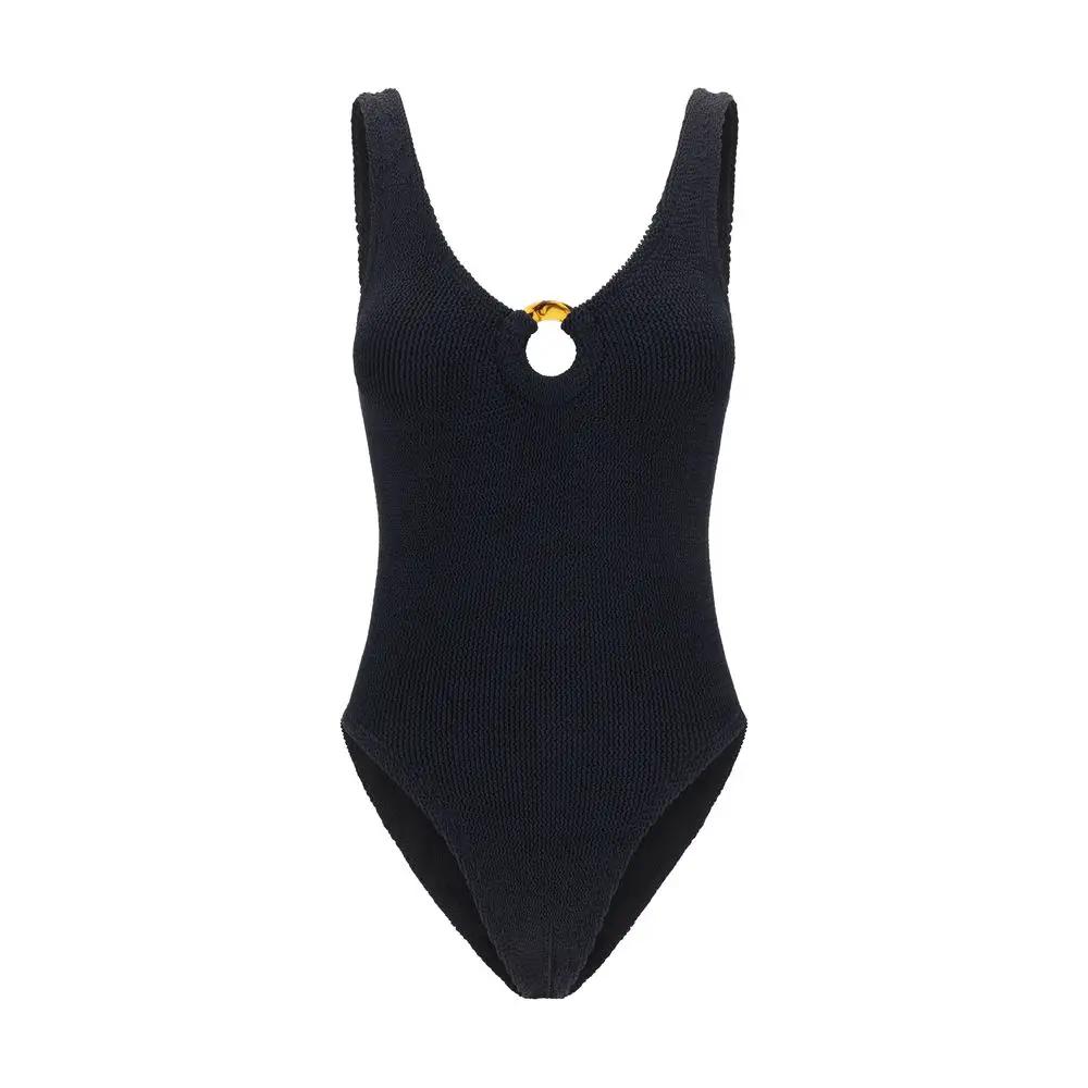 Maillot de bain une pièce Hunza G en polyamide noir