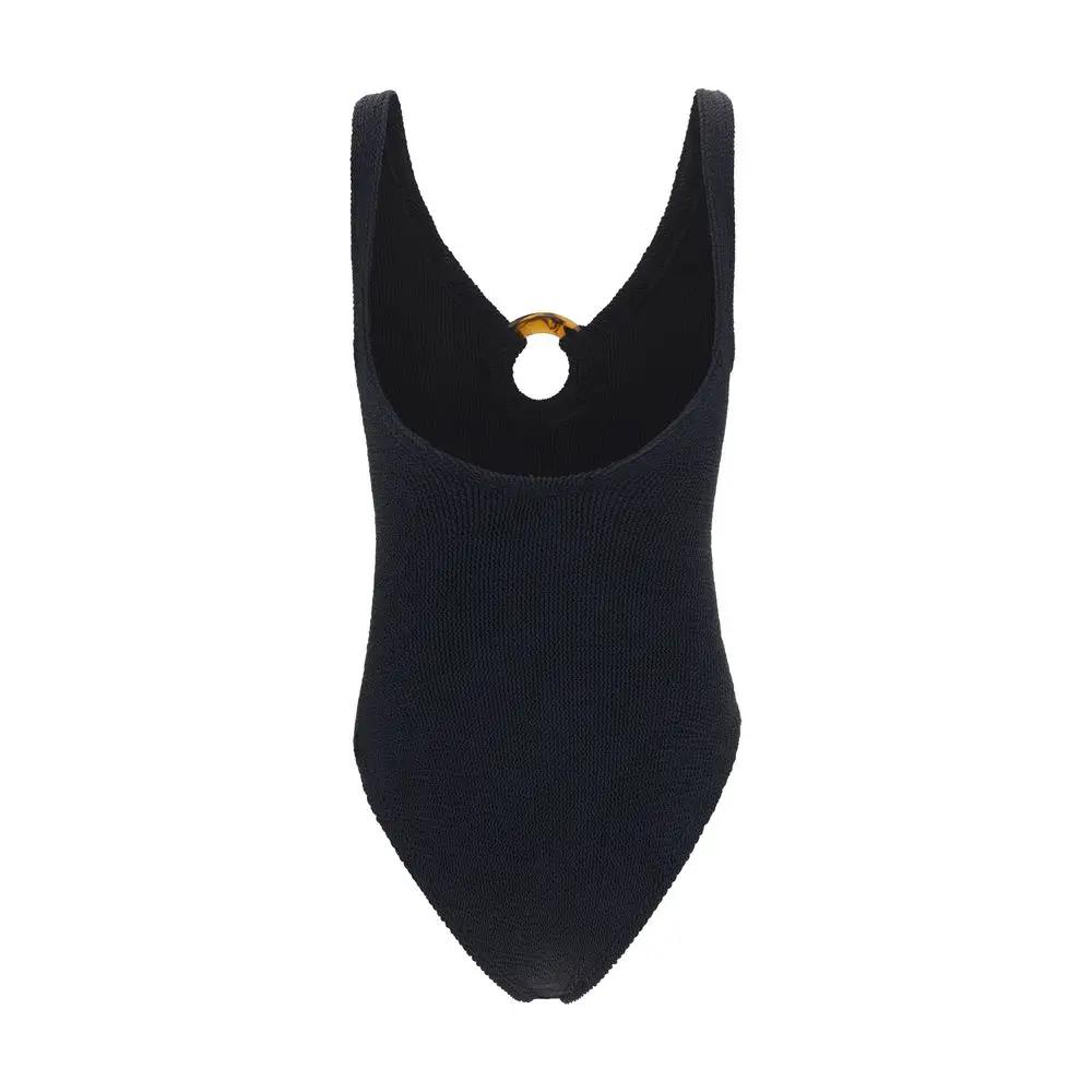 Maillot de bain une pièce Hunza G en polyamide noir