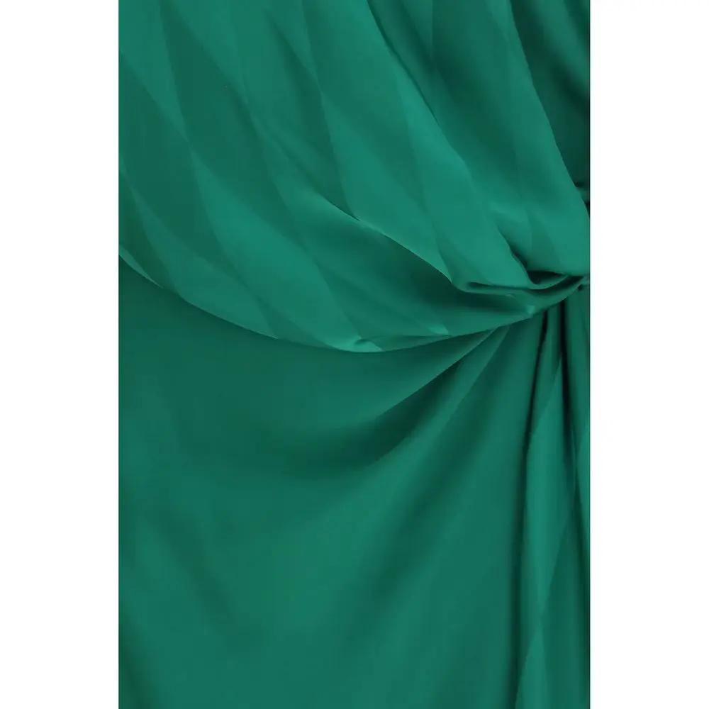 Robe décontractée en soie bicolore Versace