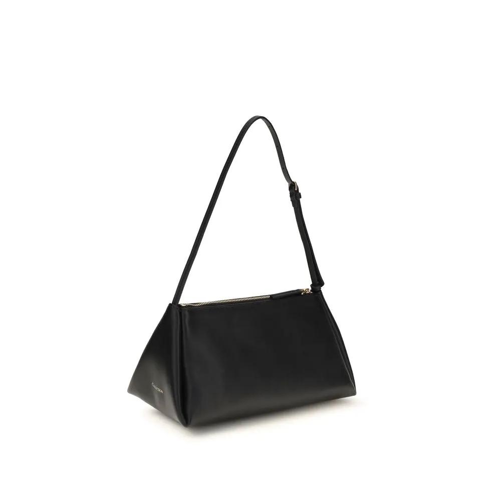 Sac bandoulière Calvin Klein en cuir de veau noir Bos Taurus
