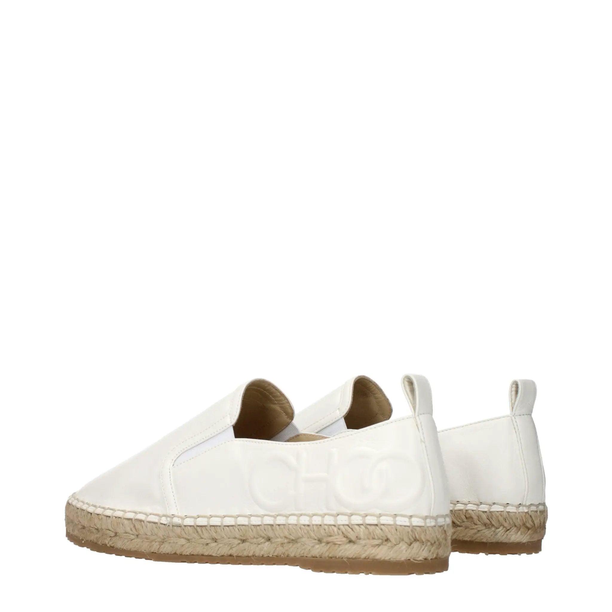 Jimmy Choo Blue Leather Espadrilles