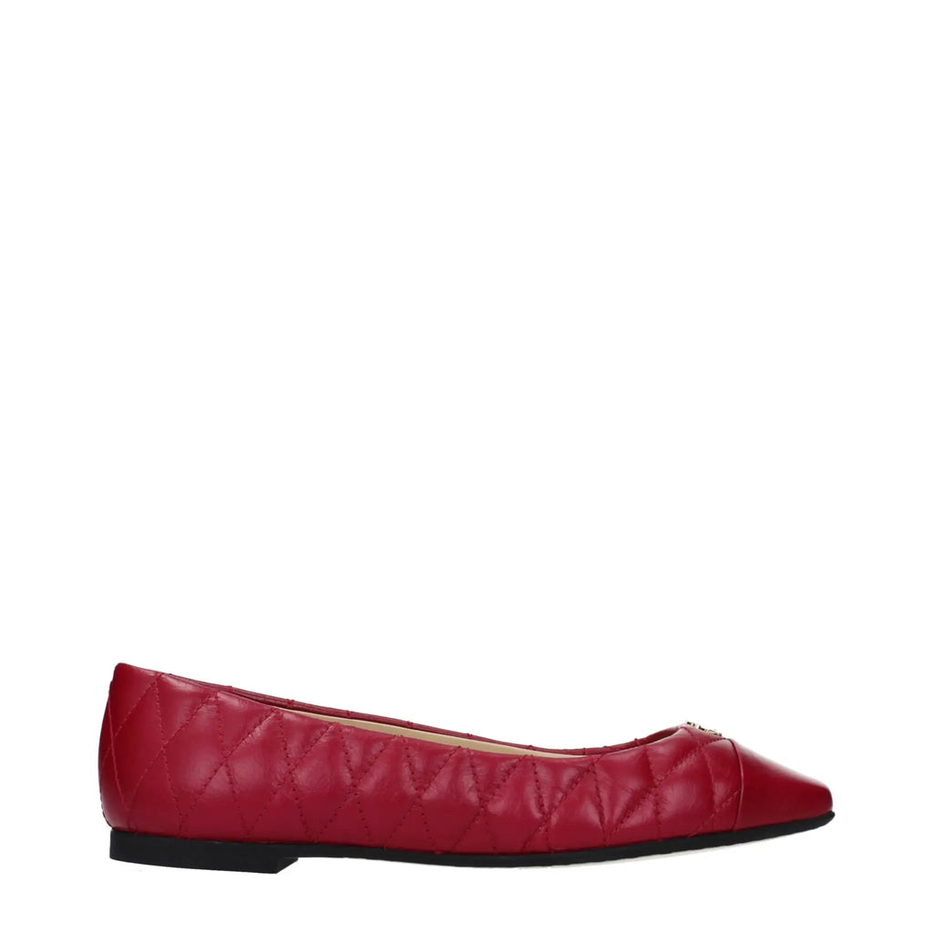 Ballerines en cuir rose Jimmy Choo