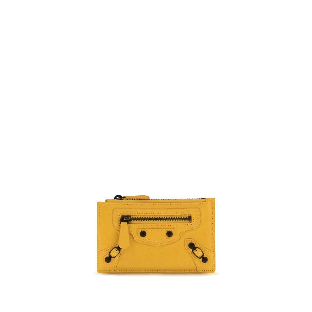 Portefeuille Balenciaga Bicolore en agneau Ovis Aries Aries