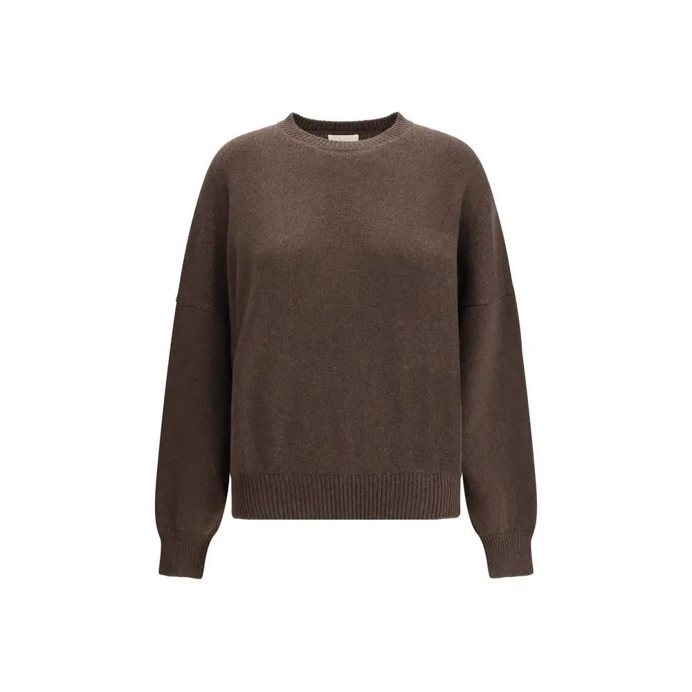 Khaite Brown Cashmere Sweater