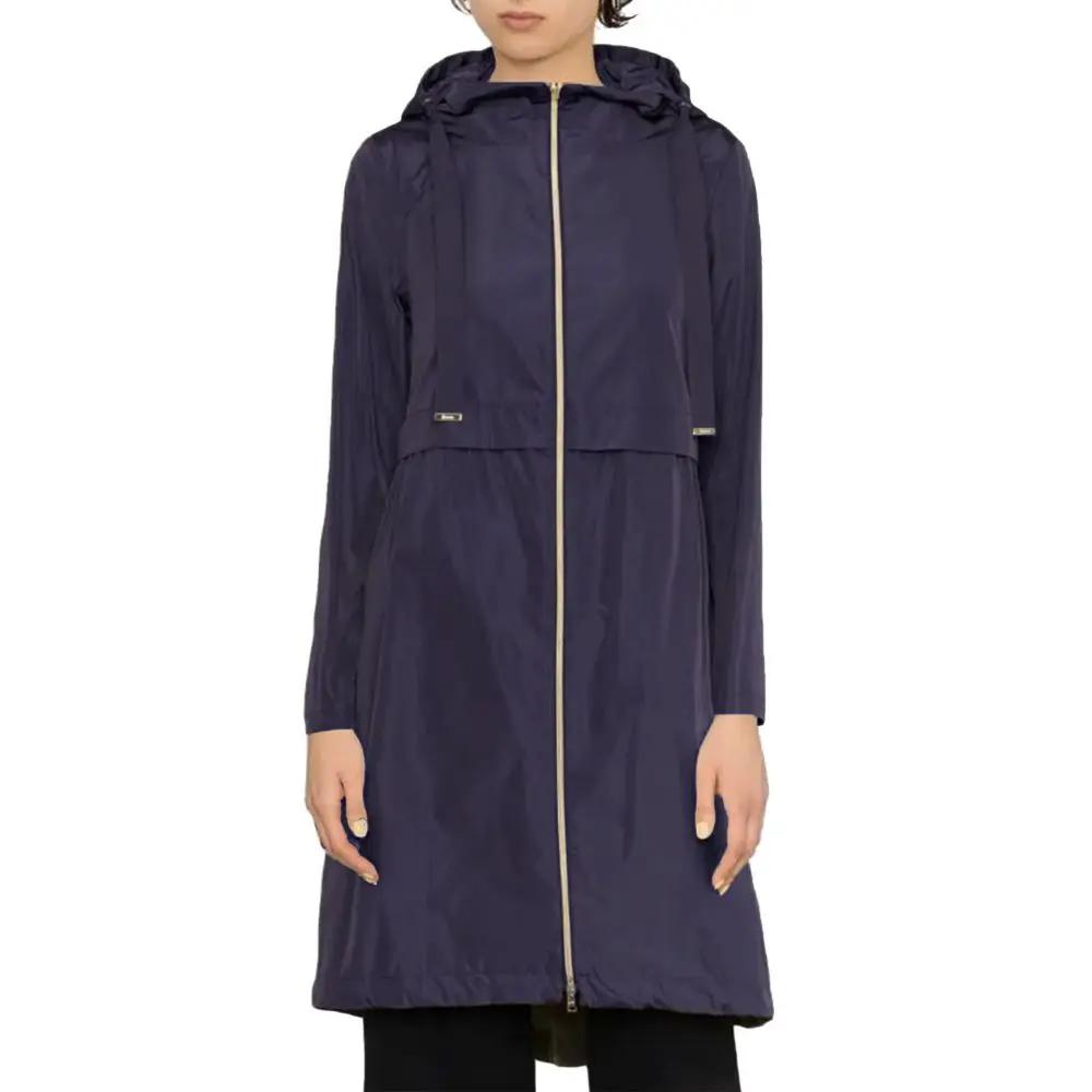 Manteau Herno bleu en polyester